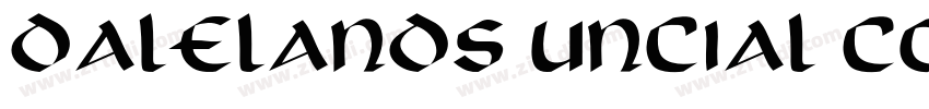 Dalelands Uncial Con字体转换